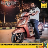 Eni i-Ride 10W-30 Synthetic (0.8 Liter) User Review by – Asif